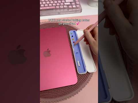 iPad note taking 💕 | aesthetic digital notes | study with me thumbnail