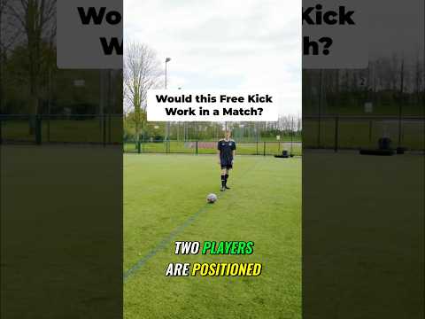 Would this free kick work in a match? 🤔 The Scoop! #football #soccer thumbnail