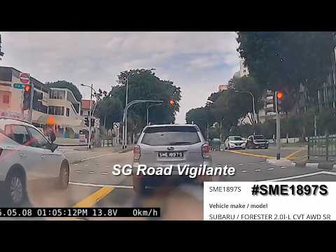 9may2026  upper aljunied road #SME1897S subaru forrester fail to conform to red light signal thumbnail
