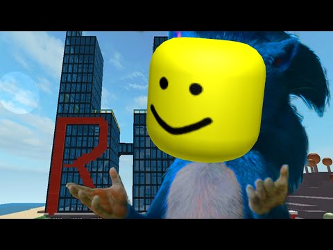 sonic trailer in ROBLOX thumbnail