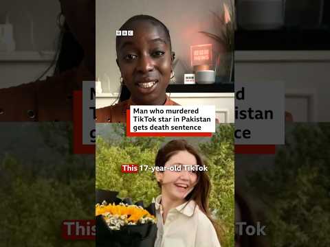 Man who murdered TikTok star in Pakistan gets death sentence. #BBCNews thumbnail