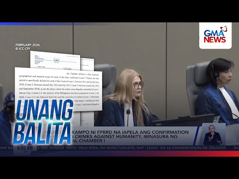 Hiling ng kampo ni FPRRD na iapela ang confirmation sa kasong crimes... | Unang Balita thumbnail