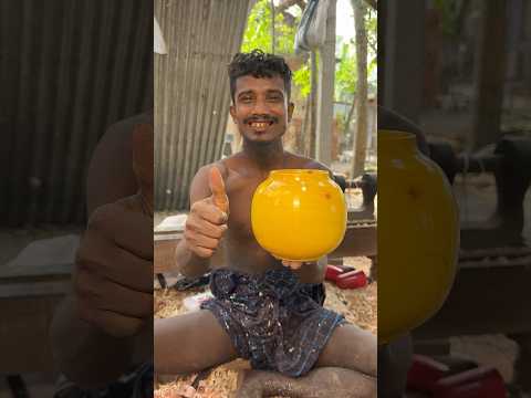 Amazing Wooden Water Pot Making | Eco-Friendly Modern Design #shorts thumbnail