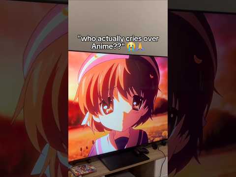 who even CRIES to Anime?? 😭 #anime thumbnail