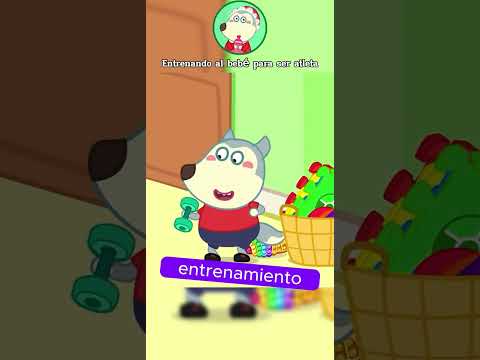 Entrenando al bebé para ser atleta #shorts #wolfooshorts #baby thumbnail