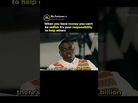 Akon On Why You Should Help Others thumbnail