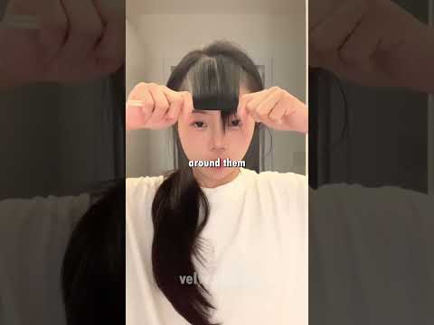🔥 Korean Bangs Tutorial Using Chopsticks  Heatless Hair Hack thumbnail