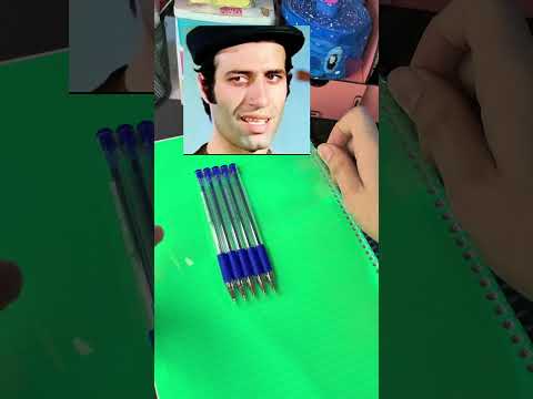 kalemle aynı anda  yazı yazma deneyi 👀🫢 thumbnail