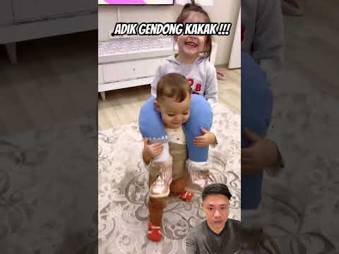 Adik kuat gendong kakak⁉️ thumbnail