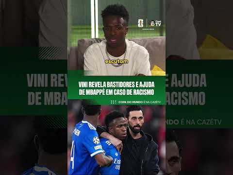 VINI JR FALA SOBRE CASO DE RACISMO E AJUDA QUE RECEBEU DE MBAPPÉ ✊🏿 thumbnail