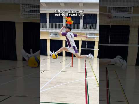Different ways to avoid out balls 😂#volleyball thumbnail