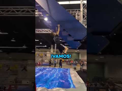 vió a su hijo ganar al campeón mundial de ninja warrior 🏃🏻‍♂️‍➡️ #shorts thumbnail