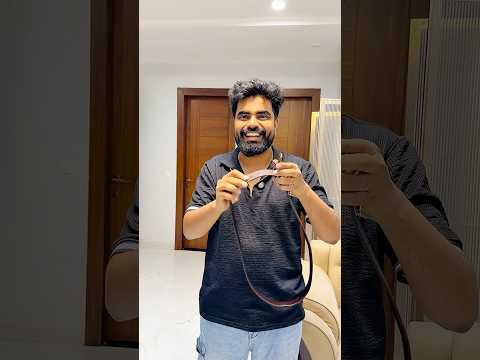 How to fold your Belt ? ? #dushyantkukreja #shorts thumbnail