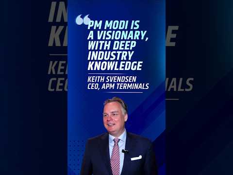 APM Terminals CEO Keith Svendsen impressed by PM Modi’s expertise | #shorts thumbnail