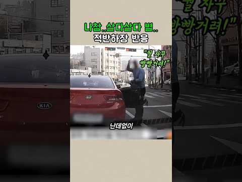 나 편하자고 남에게 피해주는행동..그거 정말 추해보입니다. 반성하셨길 바랍니다. #블랙박스 #실제상황 thumbnail