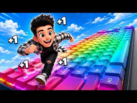 PARKOUR SUR DES CLAVIERS EN BONBONS ET EN CHOCOLAT SUR ROBLOX ! thumbnail