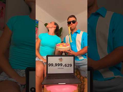 SUBSCRIBE FOR 7 YEARS OF GOOD LUCK! 🍀😅 - #dance #funny #couple #shorts thumbnail