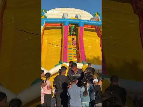 Children in Gaza find relief at makeshift amusement park thumbnail