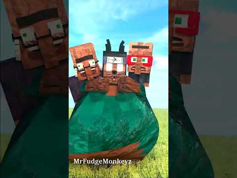 Minecraft Shy Villager #Shorts thumbnail