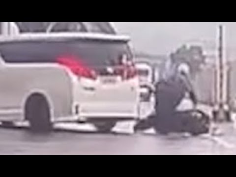 【車禍影片】白色阿法 vs 機車（2026.05.14 新北市泰山區新北大道五段與貴子路口 thumbnail