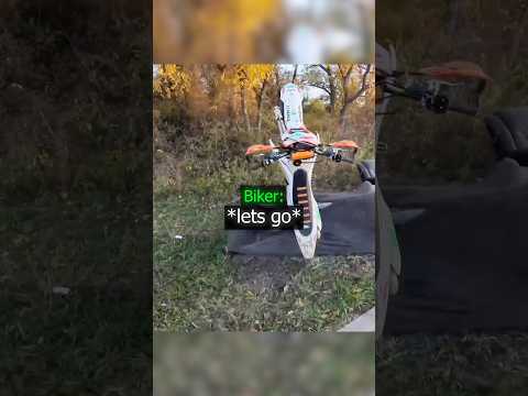 Biker Crashed Bike !? thumbnail