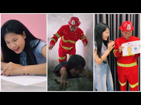 Family Love : Cute Daughter & Great Firefighter Father ❤️🧯🤩 thumbnail