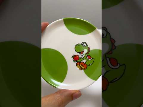 Yoshi Mario Small Plate Freebie Familymart🏪ASMR & Unboxing (For Collectors) #shorts thumbnail