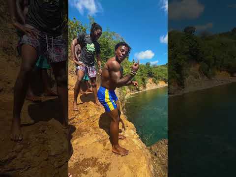 MY FIRST BACKFLIP IN THE CARRIBEAN! 🇱🇨 thumbnail