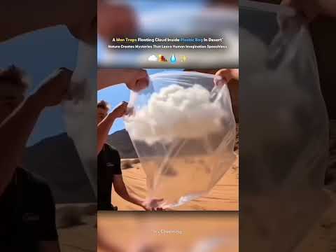 Man Traps Floating Cloud Inside Plastic Bag — Desert Mystery Leaves Human Minds Speechless ☁️?️ thumbnail