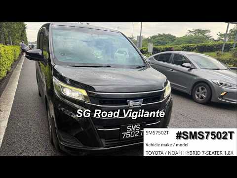 21may2026 aye phv #SMS7502T toyota noah fail to maintain a safe following distance rear ended camcar thumbnail