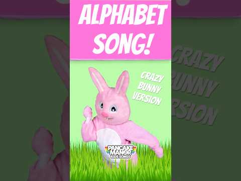 Sing the ALPHABET song while the bunny rocks out! 🐰 #preschool #kidssongs #alphabet #abcd #english thumbnail