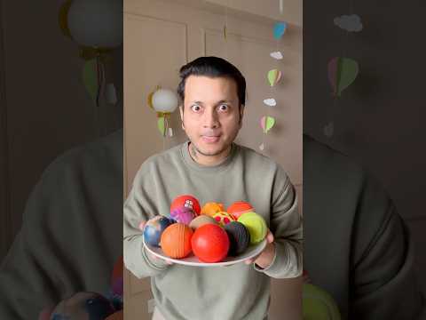 BALLS KA BUFFET ?️?⚾ #shorts #youtubeshorts #cricket #unboxing #ball #funny #boxofvengeance thumbnail