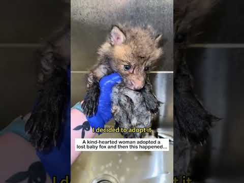 Adopting a Lost Baby Fox #lovestory #wildliferescue #love #animals #cute #fox #rescue #wildlife thumbnail