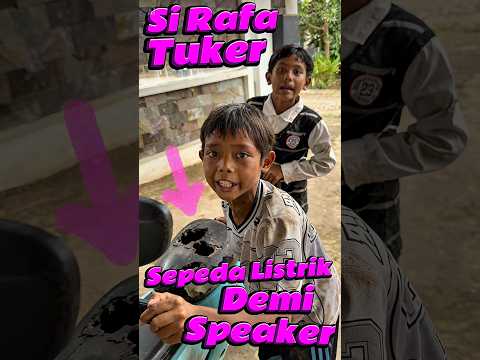 Si Rafa tuker Sepeda Listrik demi Speaker #comedy #minivlog #anakdesa #GOOJODOQ #sepeda thumbnail
