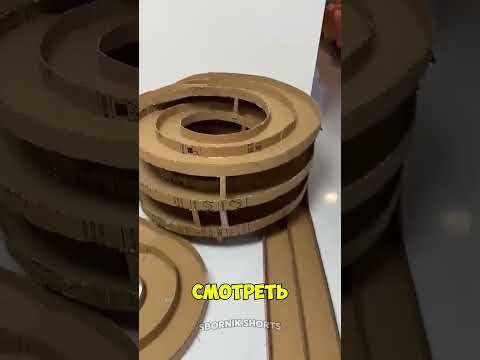 Папа сделал сыну гоночную трассу из картона! 🥺 thumbnail