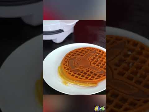 Kids Making Disney Waffles #ckn #shorts thumbnail