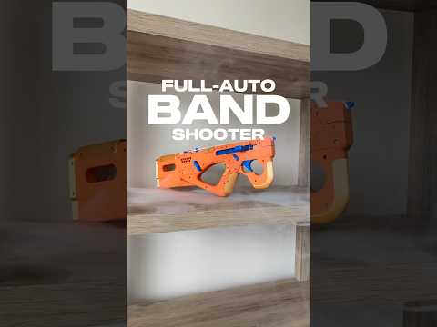 Full-Auto 3D Printed Rubber Band Blaster thumbnail
