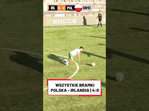 POLSKA - IRLANDIA 4:0 NA EURO SOCCA! ZOBACZ GOLE! #shorts thumbnail