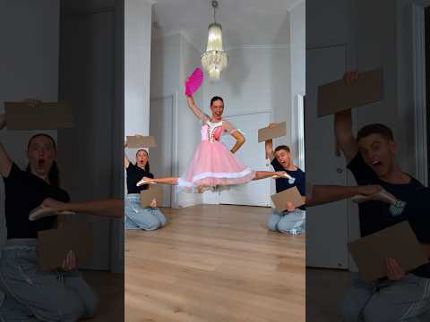 Who saw the Behind The Scenes? 🤔🤣🩰 #funny #shorts thumbnail