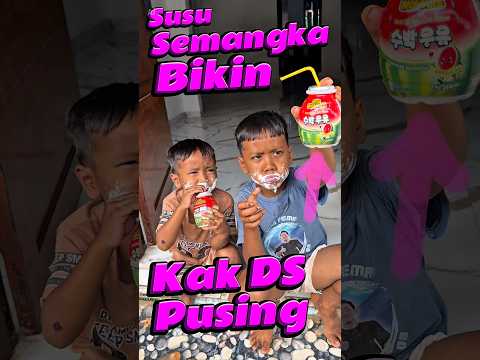 Susu semangka bikin kak DS pusing #comedy #minivlog #anakdesa #milk #ngamuk thumbnail