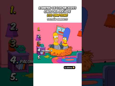 Ranking de gags del sofá de Los Simpsons (versión animales) 😭 thumbnail