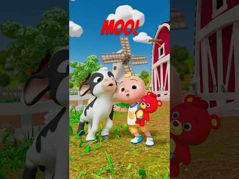 Guess the ANIMAL sound at the farm🐮! Who says MOOO? #shorts #animalshorts thumbnail