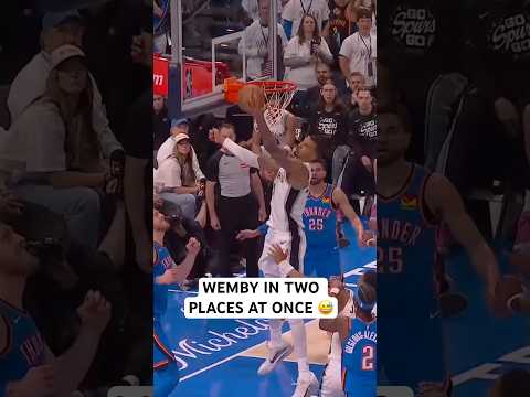 Wemby shoots it from outside the paint and still gets his own putback thumbnail