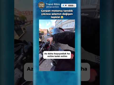 Çarptığı Araba Tanıdık Çıkınca Motorcunun Tepkisi 🤣😁 thumbnail