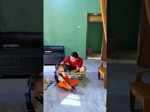 Ayah ngajak abidzar berangkat sekolah,tapi abidzar duduk aja thumbnail