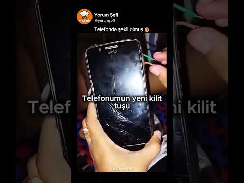 Kilit Tuşu Bozulunca Bulunan Efsane Çözüm 😂📱 thumbnail