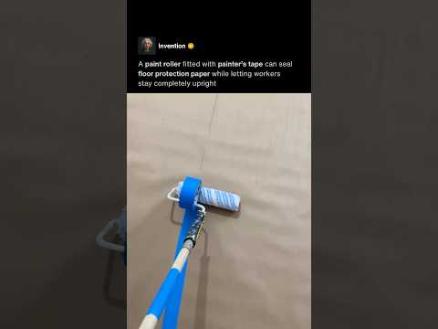 Painter’s Tape Roller Hack 🎨 thumbnail