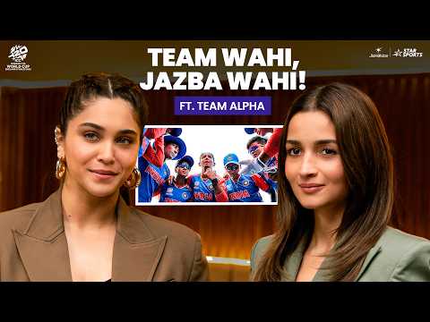 The real ALPHA ft. #TeamIndia, Alia Bhatt & Sharvari | #T20WorldCup thumbnail