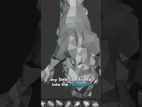 3D Modeling a Lion Sculpture thumbnail