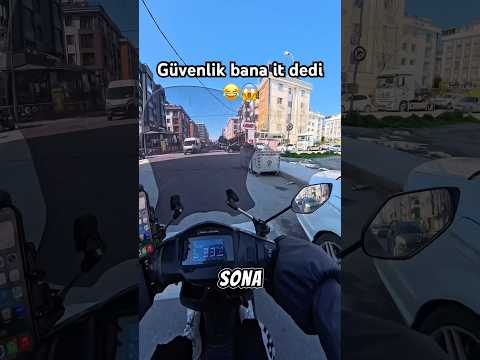 Güvenliklere dert anlatmak cok zor gerçekten 😂😱 #shorts #viral #keşfet #reels #tiktok #fyp #kurye thumbnail
